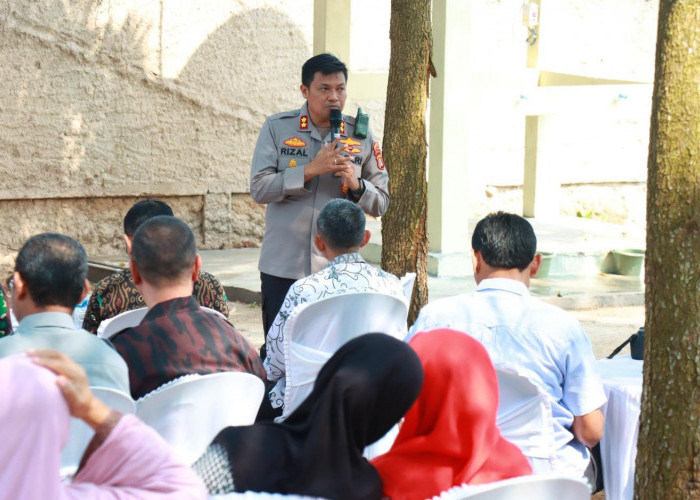 Kunjungi Desa Negeri Jemanten, Kapolres Lampung Timur Serap Aspirasi Masyarakat