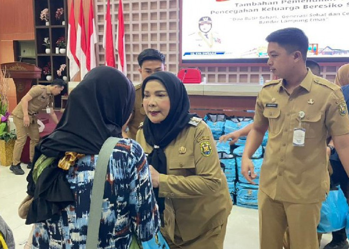 Pemkot Bandar Lampung Salurkan Bantuan Telur untuk 1.081 Penerima, Upaya Tekan Stunting