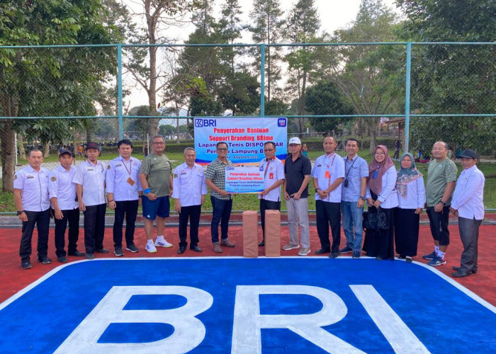 Disporapar Lampung Barat Terima Bantuan Support Branding BRImo