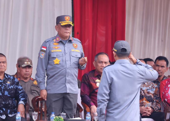 Gelar Apel Bersama, Satpol PP dan Satlinmas Siap Amankan Pilkada Serentak 2024 di Lampung