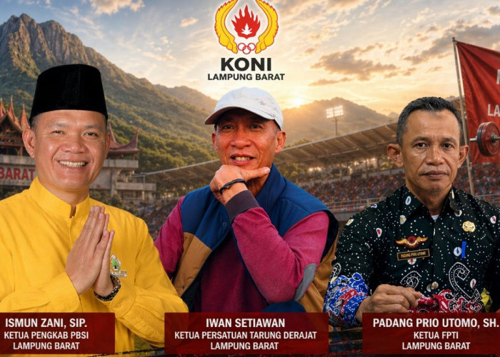 Tiga Kandidat Kuat Muncul, Bursa Ketua KONI Lampung Barat 2026–2030 Kian Memanas