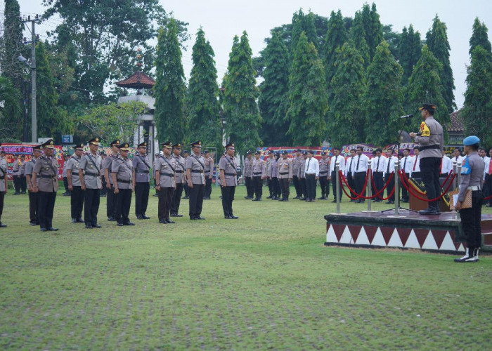 Kapolres Pimpin Langsung Sertijab Beberapa Pejabat di Lingkungan Polres Lampung Utara 