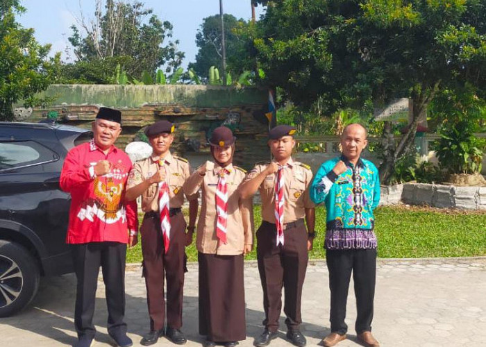 Lepas Peserta Rainas, Camat Belalau Berpesan Kenalkan Budaya Lampung Barat 