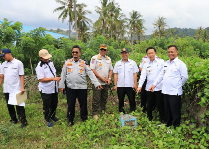 Asisten Administrasi Umum dan Beberapa Kepala OPD Pemprov Tinjau Pelabuhan Pengumpan Sebalang