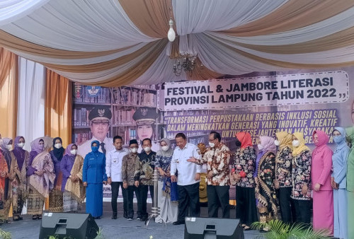 Buka Festival dan Jambore Literasi, Gubernur Arinal Ajak Generasi Muda Tingkatkan Semangat Literasi 