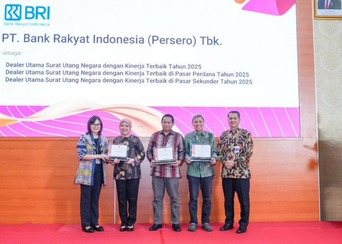 BRI Borong 3 Penghargaan Dealer Utama 2025, Perkuat Fondasi Pasar Keuangan Domestik