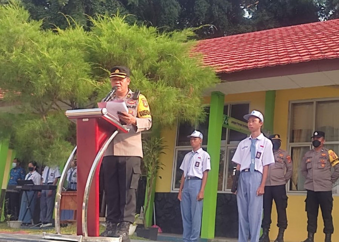 Laksanakan Police Go To School di SMAN 2 Bandarlampung, Ini Pesan Wakapolresta