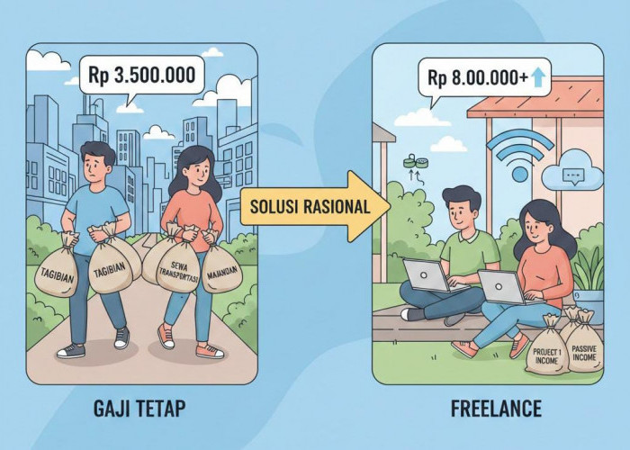 Saat Gaji Tak Sejalan dengan Beban Hidup, Freelance Jadi Opsi Rasional