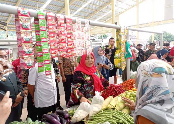 Resmikan Pasar Lebak Budi, Pemkot Bandar Lampung Tawarkan Pinjaman Tanpa Bunga kepada Pedagang