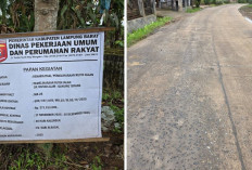 Baru Sebulan Sudah Mengelupas, Proyek Rigid Beton Air Hitam Diduga Asal Jadi