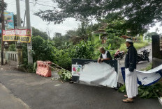 Jalan Tembus Stadion Sukung Kotabumi Longsor, Pemkab Lampung Utara Bergerak Cepat
