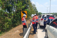 Pastikan Keselamatan Pengguna, PT BTB Periksa Rambu dan Marka Tol Secara Berkala