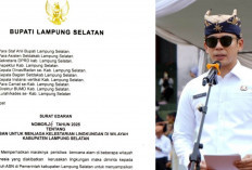 Jaga Alam atau Dipidana, Bupati Lampung Selatan Terbitkan Surat Edaran Lingkungan