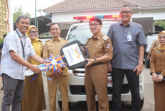 Bank Lampung Serahkan Ambulans CSR untuk Tingkatkan Layanan Kesehatan di Lampung Utara