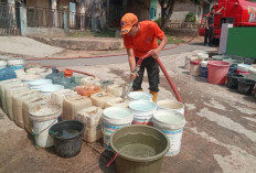 Sebanyak 80 KK di Way Laga Bandar Lampung Terima Bantuan Air Bersih dari BPBD