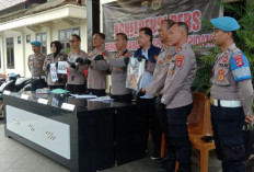 Polres Lampung Utara Ungkap 4 Kasus 3C, 4 Tersangka Diamankan, 1 Pelaku Diburu