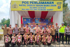 Taufiqullah Pimpin Karya Bakti Pramuka, Tinjau Pospam Nataru di Lampung