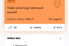 AQI Bandar Lampung Capai 104, Warga Diimbau Waspadai Paparan PM2.5
