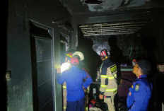 Diduga Akibat Korsleting Listrik, Rumah Warga di Kemiling Bandar Lampung Terbakar