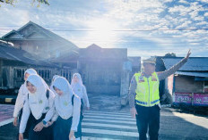 Polisi Jaga 12 Titik Jalan Sudirman, Prioritaskan Keselamatan Pelajar di Liwa