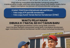 Mudik Nataru Aman, Polresta Bandar Lampung Sediakan Penitipan Kendaraan Gratis