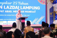 25 Tahun LAZDAI Lampung, Jihan Harap Mustahik Bisa Bertransformasi Menjadi Muzakki