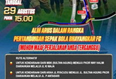 Launching Bhayangkara Lampung Digelar, Polisi Alihkan Arus di Way Halim