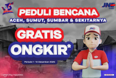 JNE Buka Layanan Gratis Ongkir untuk Bantuan Korban Bencana di Sumatera