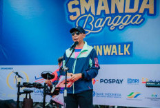Semarak 60 Tahun SMAN 2 Bandar Lampung, Gubernur Mirza Lepas Peserta SMANDA Fun Walk