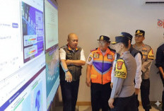 Kapolda Lampung Tinjau Arus Lalu Lintas Ops Lilin Krakatau 2025 di Bakauheni