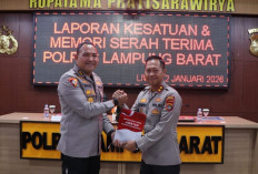 Tongkat Komando Polres Lambar Berpindah, AKBP Samsu Wirman Resmi Gantikan Rinaldo Aser