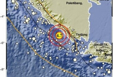Gempa Magnitudo 4,7 Guncang Pesisir Barat, BPBD Imbau Warga Tetap Tenang