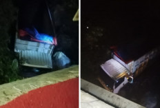 Truk Masuk Sungai di Jembatan Way Karudang, Jalur Jalinbar Kembali Makan Korban