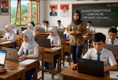 47 Siswa SMPN 1 Suoh Ikuti TKA Online, Pelaksanaan Lancar Tanpa Kendala