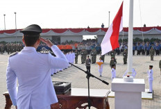 Merah Putih Menyala dari Menara Siger, Lampung Selatan Rayakan HUT ke-81 RI