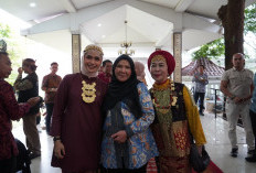 Eva Dwiana Hadiri Halalbihalal Perantau Sumbagsel di Griya Agung Palembang