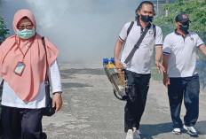 Cegah DBD, Kelurahan Pasar Krui Gencarkan Fogging dan Pemantauan Jentik