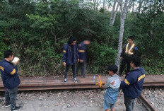Sinergi KAI dan Polres Way Kanan Berhasil Bongkar Kasus Pencurian Rel Kereta Api