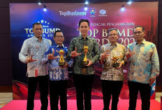 Borong Prestasi Nasional, Tirta Jasa Lamsel Raih TOP BUMD Awards 2026 Bintang 4