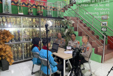 Polres Lampung Utara Sosialisasikan Penerimaan Anggota Polri 2026 Lewat Podcast di SMKN 1 Kotabumi