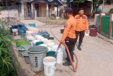 Sumur Warga Mengering, BPBD Bandar Lampung Distribusikan 100 Ribu Liter Air Bersih