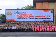 1.256 Personel Polda Lampung Naik Pangkat, Kapolda Tekankan Tanggung Jawab