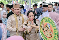 Bupati Lamsel Borong Dagangan UMKM di Halalbihalal Lamban Rakyat