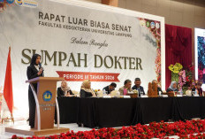 102 Dokter Baru Unila Disumpah, Ini Pesan Wagub Jihan