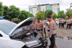 Polresta Bandar Lampung Perkuat Tugas Lapangan dengan Kendaraan Listrik dan Almatsus Baru