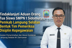 Pemkab Lamsel Bentuk Tim Pemeriksa Disiplin Guru SMPN 1 Sidomulyo