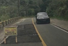 Perawatan Jalan Nasional Berlanjut, BPJN Tambal Sulam Ruas Liwa–Krui