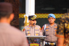 Pimpin Apel Perdana, Kapolresta Bandar Lampung Tekankan Disiplin dan Pelayanan