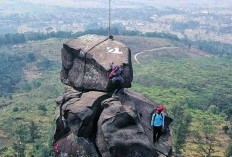 Pesona Batu Agung di Bukit Goa Lawa Tegal, Panorama Eksotis dan Watu Semar