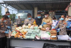 Polres Lampung Selatan Selamatkan Hampir 2 Juta Jiwa, Narkoba Senilai 230 Miliar Dimusnahkan 